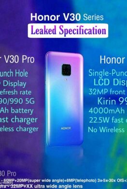 Kirin 990, 5G, 4200 мА•ч, 40 Вт. Honor V30 Pro оказался очень интересным флагманом