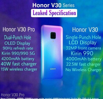 Kirin 990, 5G, 4200 мА•ч, 40 Вт. Honor V30 Pro оказался очень интересным флагманом