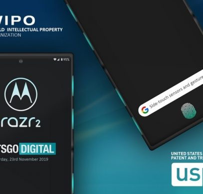 Гибкий смартфон Motorola razr 2 может получить систему бокового управления Side-Touch