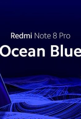 Xiaomi представила Redmi Note 8 Pro в новом цвете Ocean Blue