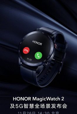 Умные часы Honor Watch Magic 2 впервые позируют на официальном рендере