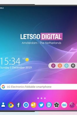Гибкий смартфон LG пойдёт по стопам Huawei Mate X