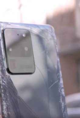 Уничтожение Samsung Galaxy S20 Ultra. Смартфон не прошёл тест на падения