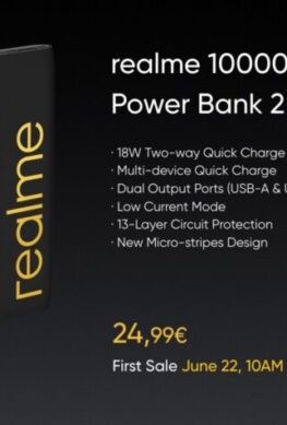 Внешний аккумулятор Realme Power Bank 2 уже можно купить в Европе