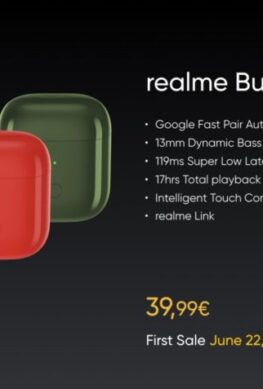 Беспроводные наушники Realme Buds Air Neo поступили в продажу в Европе