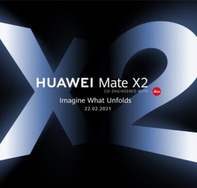 Огромный складной экран и камеры Leica. Международный постер Huawei Mate X2