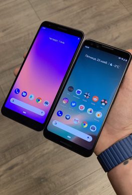 Совместное фото смартфонов Google Pixel 3 и Pixel 3 Lite демонстрирует, что младшая модель получилась не такой уж и Lite