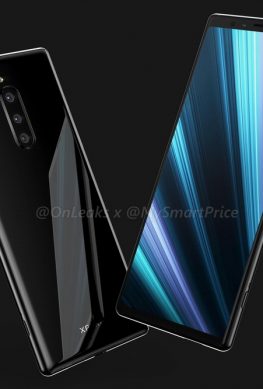 Рендеры и 3D-модель Sony Xperia XZ4: три камеры, сканер на торце